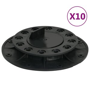vidaXL Pieds de terrasse réglables 10 Pièces 20-30 mm