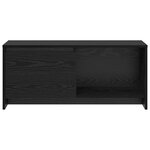 vidaXL Meuble TV Chêne noir Bois d'ingénierie