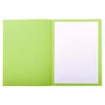 Paquet 50 Chemises Forever® 220 100  Recyclé Avec Impression - 24x32cm - Vert Vif - X 5 - Exacompta
