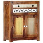 vidaXL Armoire latérale 60x30x75 cm Bois massif