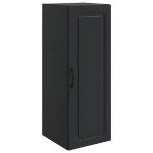 vidaXL Armoire Murale 33 x 34 5 x 90 cm Bois d'ingénierie Noir