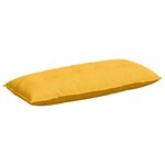 vidaXL Coussin de Dos Jaune clair 120 x 50 cm Tissu en velours côtelé