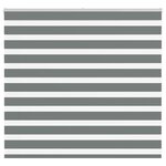 vidaXL Store zèbre gris foncé largeur du tissu 150 9 cm polyester