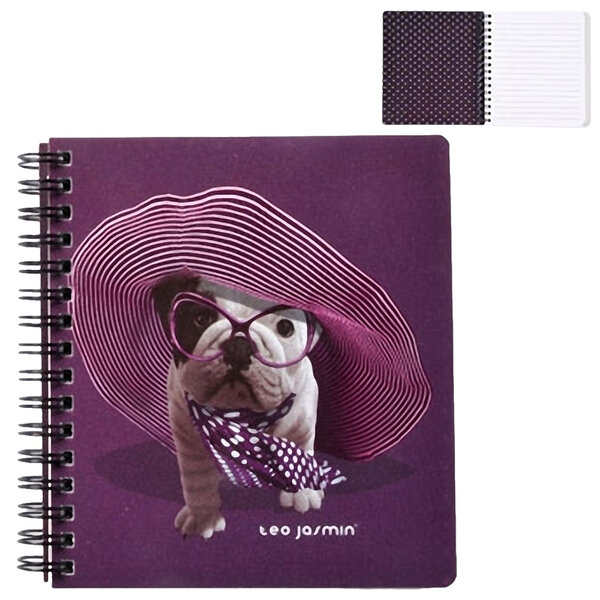 Carnet téo jasmin violet