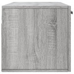 vidaXL Armoire murale sonoma gris 100x36 5x35 cm bois d'ingénierie