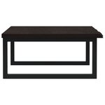 vidaXL Étagère de vasque murale acier et bois de chêne massif