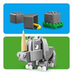 71420 Ensemble d extension rambi le rhinoceros Super Mario