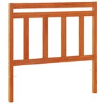 vidaXL Tête de lit cire marron 100 cm bois massif de pin