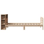 vidaXL Cadre de lit sans matelas 90x200 cm bois de pin massif