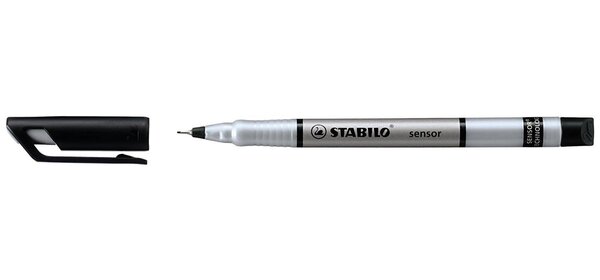 Stylo feutre Fineliner Sensor pointe fine noir STABILO