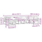 vidaXL Ensemble de canapés d'extérieur 7 pc Blanc et gris clair