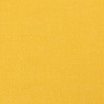vidaXL Repose-pied Jaune moutarde 45x29 5x35 cm Tissu et similicuir