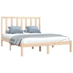 vidaXL Cadre de lit sans matelas bois de pin massif 120x190 cm
