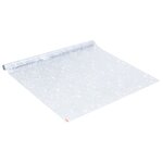 vidaXL Film pour fenêtre dépoli motif de fleur 90x500 cm PVC