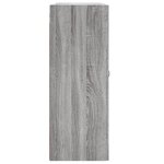 vidaXL Armoires murales 2 Pièces sonoma gris bois d'ingénierie