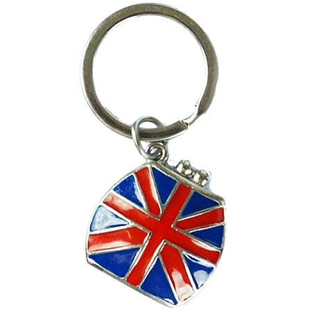 Petit porte clefs bourse union jack