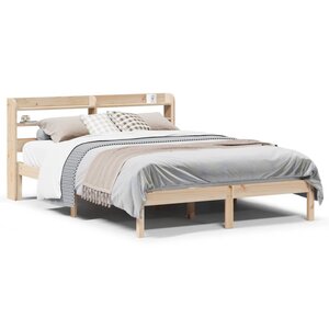 vidaXL Cadre de lit sans matelas 150x200 cm bois de pin massif