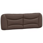 vidaXL Cadre de lit sans matelas marron 160x200 cm similicuir