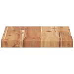 vidaXL Étagères flottantes 4 Pièces 40x20x2 cm acacia massif à l'huile