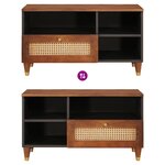 vidaXL Meubles et étagères de rangement pour médias avec tiroir Marron