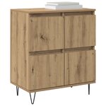 vidaXL Buffet Marron 60 x 35 x 70 cm Bois d'ingénierie