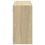vidaXL Étagère murale chêne sonoma 100x25x50 cm bois d'ingénierie