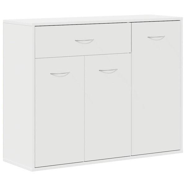 vidaXL Buffet Blanc 88x30x70 cm Bois d'ingénierie