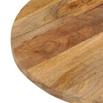 vidaXL Dessus de table 100x50x2 5 cm ovale bois massif de manguier