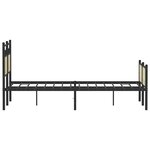 vidaXL Cadre de lit sans matelas chêne sonoma 120x190 cm