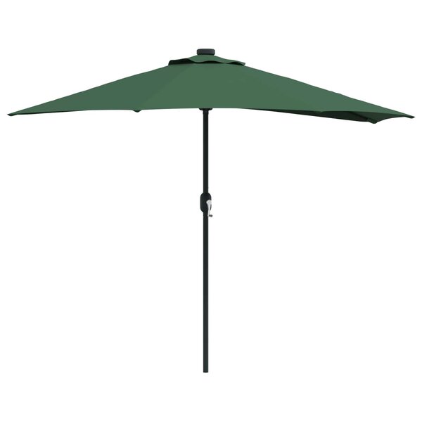 vidaXL Parasol de jardin Vert 294 x 150 x 224 cm Polyester et Acier