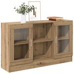 vidaXL Buffet chêne artisanal 120x30 5x70 cm bois d'ingénierie