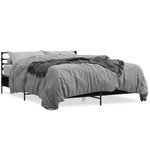 vidaXL Cadre de lit sans matelas noir 160x200 cm