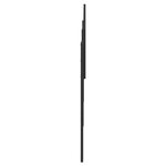 vidaXL Tête de lit Chêne noir 200 cm Bois d'ingénierie