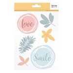 Transfert textile thermocollant a5 slow life - love & smile
