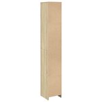 vidaXL Armoire de salle de bain Chêne sonoma 30x30x183 5 cm Aggloméré