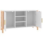 vidaXL Buffet Blanc 107x38x60 cm Bois d'ingénierie