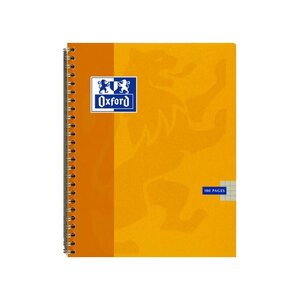 Cahier à spirale 170 x 220 mm Quadrillé 5x5 100 pages 90g Couv Aléatoire OXFORD