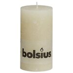 Lot de 6 bougies 130 x 68 mm ivoire bolsius