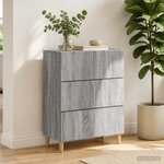 vidaXL Armoire à tiroirs 66 x 34 5 x 90 cm Bois d'ingénierie