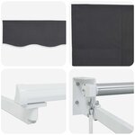 vidaXL Store rétractable manuel avec LEDs 3 5 x 2 m