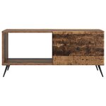 vidaXL Table basse Bois ancien 90 x 50 x 40 cm Bois d'ingénierie