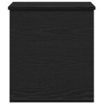 vidaXL Boîte de Rangement Chêne noir 40 x 42 x 46 cm Bois d'ingénierie