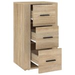 vidaXL Buffet Chêne sonoma 40x33x70 cm Bois d'ingénierie