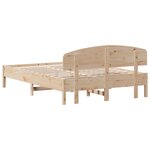 vidaXL Cadre de lit sans matelas 150x200 cm bois de pin massif