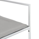 vidaXL Ensemble à manger de jardin avec coussins 13Pièces blanc textilène