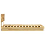 vidaXL Cadre de lit avec tête de lit sans matelas 100x200 cm
