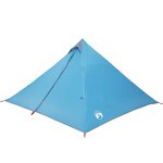vidaXL Tente familiale tipi 7 personnes bleu imperméable