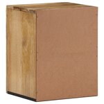 vidaXL Armoire de salle de bain murale 38x33x48cm bois massif manguier