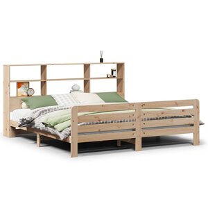 vidaXL Cadre de lit sans matelas 180x200 cm bois massif de pin