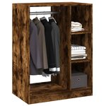 vidaXL Garde-robe gris béton 77x48x102 cm bois d'ingénierie